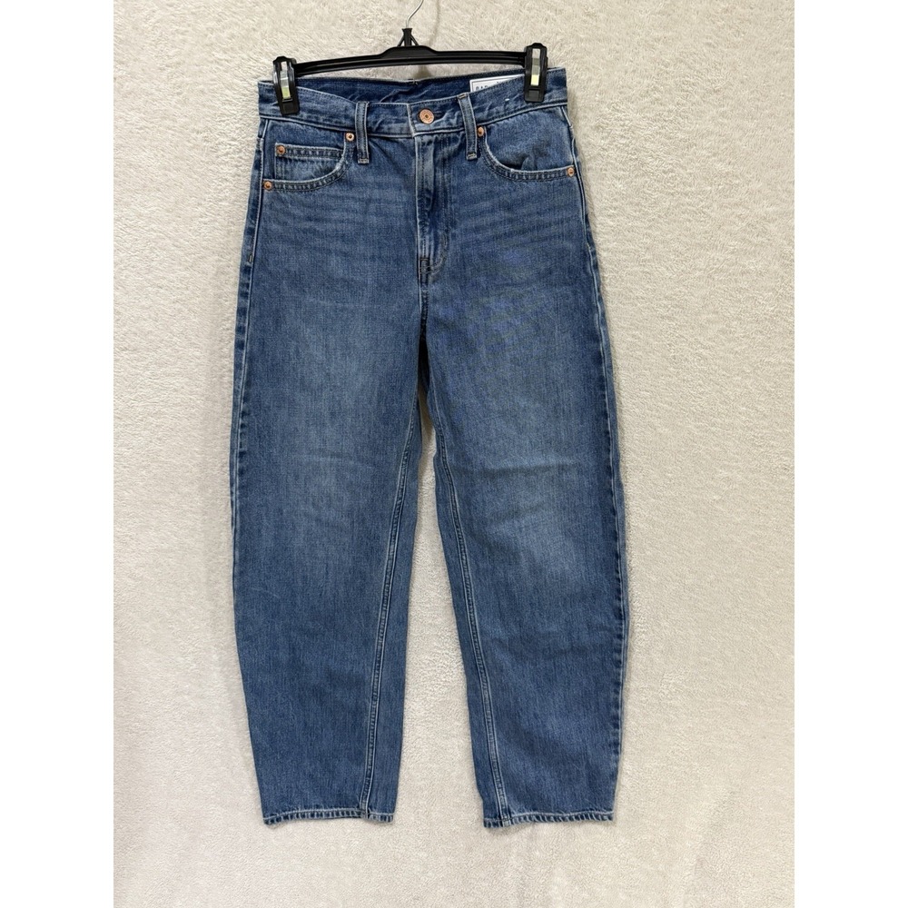GAP Jeans Women Blue Barrel High Rise Baggy 24/00R